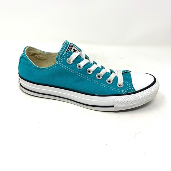 Converse Other - CONVERSE All Star teal low top sneakers